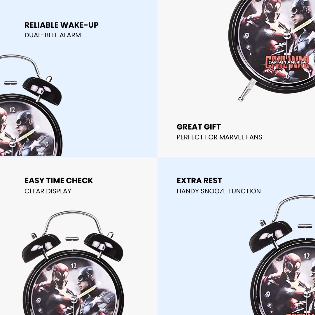 Marvel Captain America: Civil War Alarm Clock