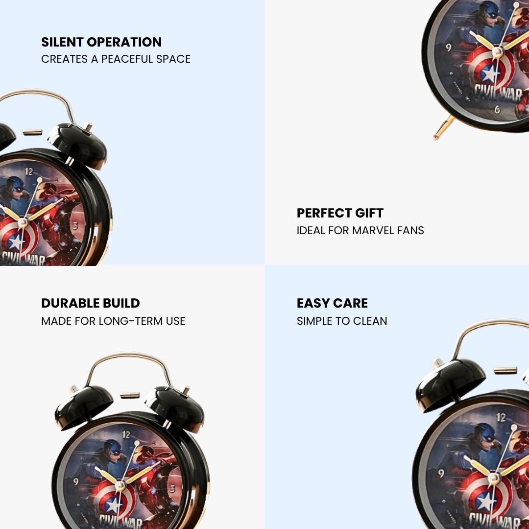 Marvel Captain America: Civil War Lenticular Alarm Clock