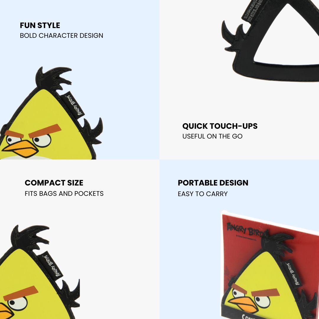 Angry Bird Compact Pocket Mirror-Yellow