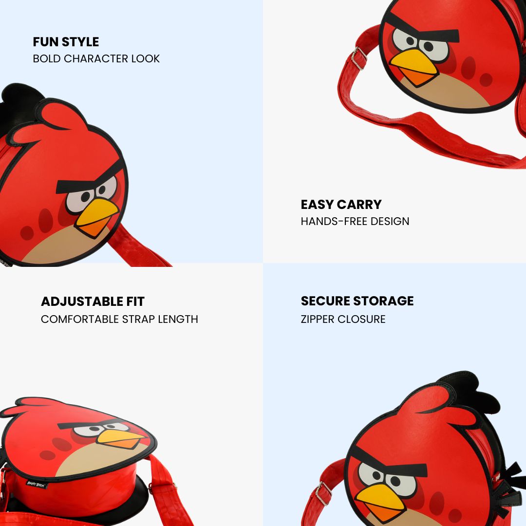 Angry Birds Pilot Bag – Red Kids Crossbody