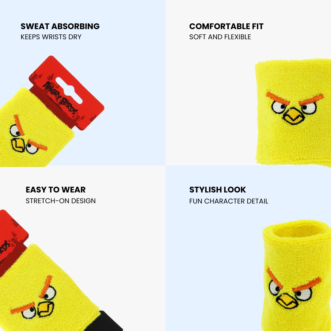 Angry Birds Wristband-Yellow Character Band
