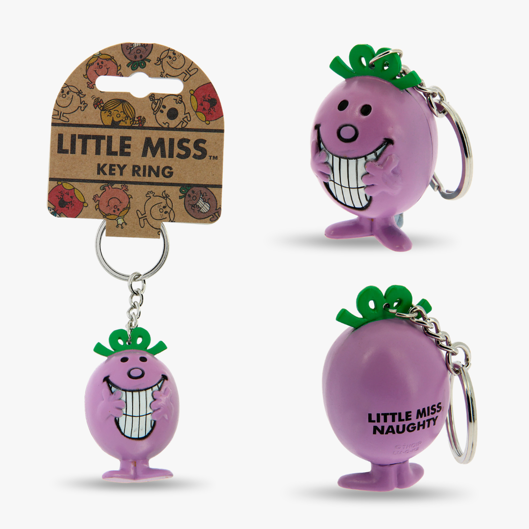 Little Miss Naughty 3D Keyring
