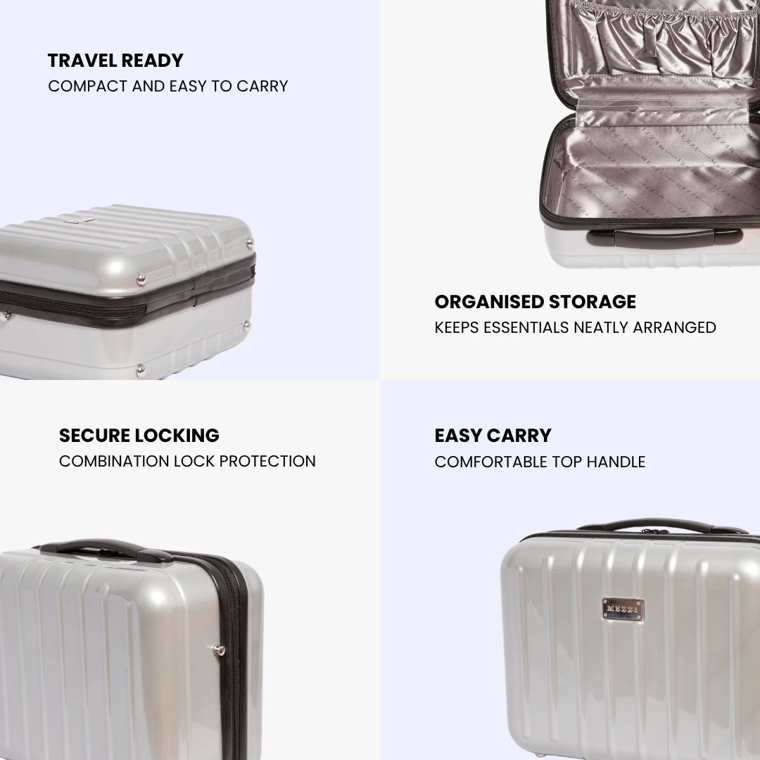 Mezzie Silver Travel Case