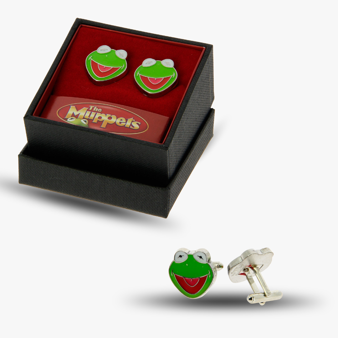 Muppets Kermit Cufflinks-Green