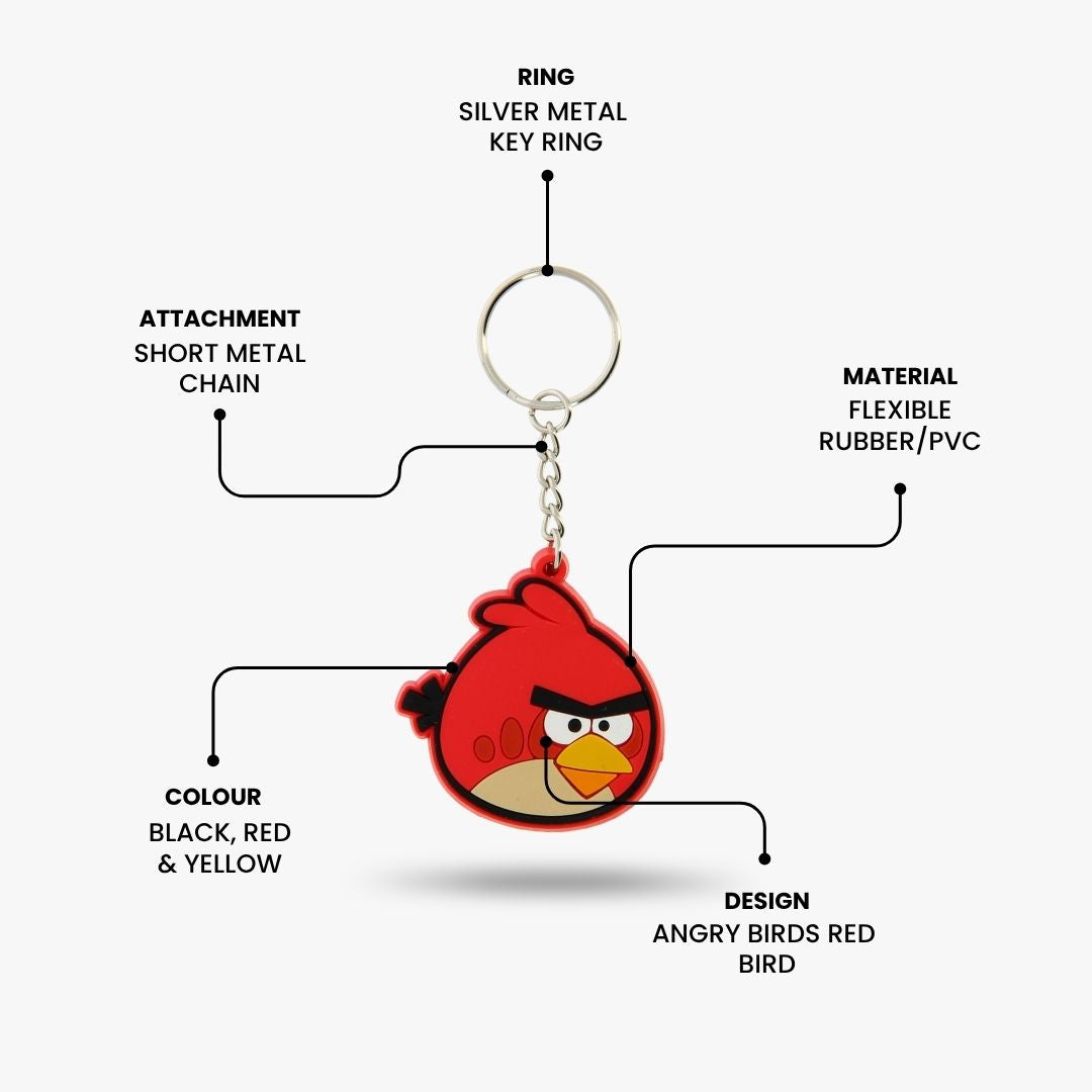 Angry Birds Keyring –Red Keychain