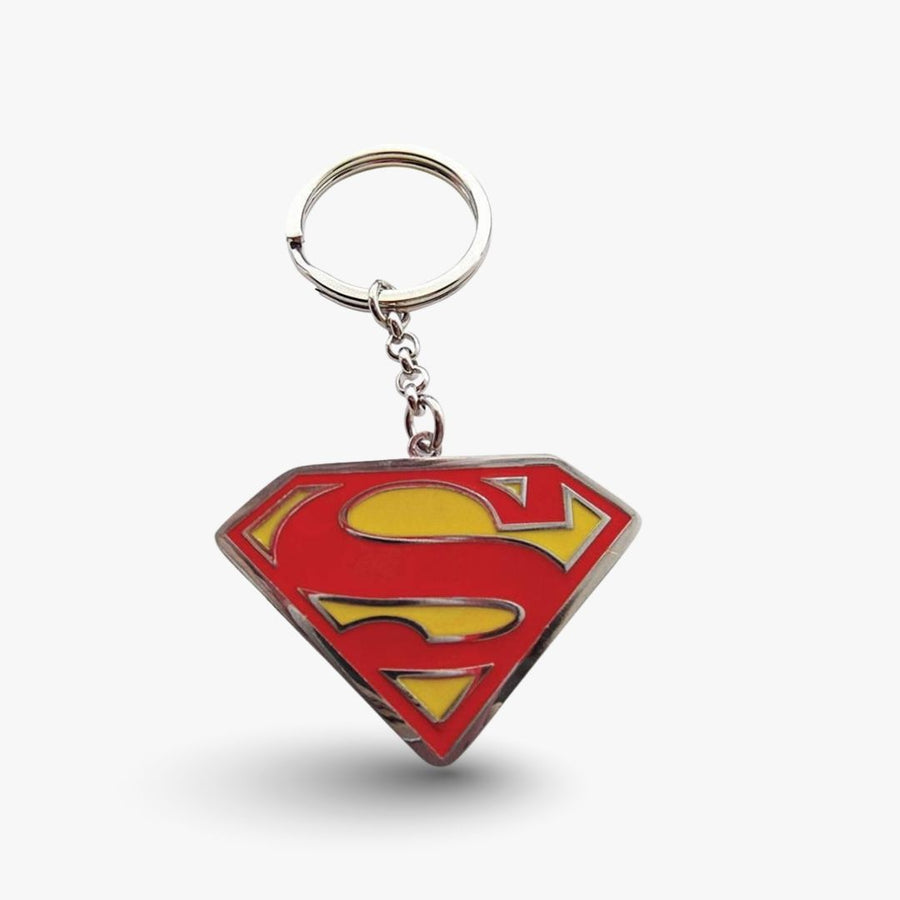 DC Comics Superman Keyring – Red & Yellow Logo Key Chain