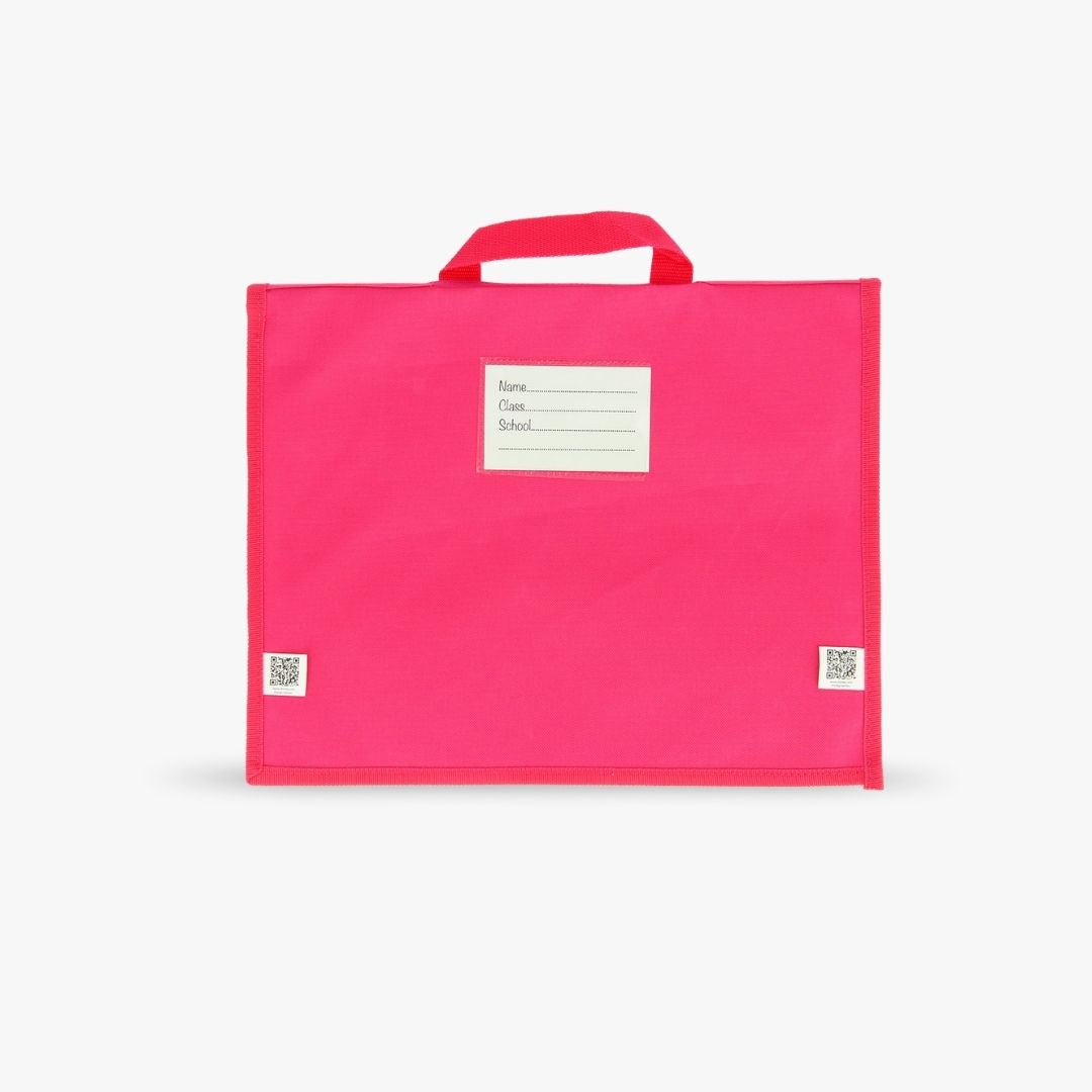 Disney Frozen Book Bag- Kids School Bag with Handle Carry Pink for Books, Folders & Stationery