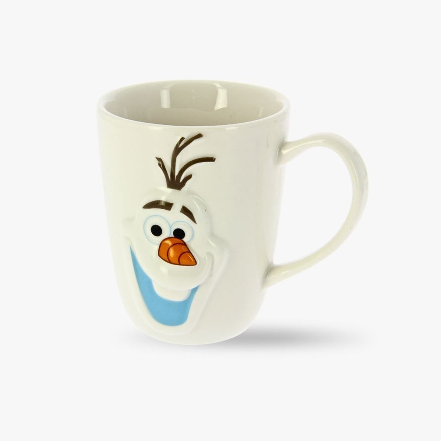Disney Frozen Olaf 3D Mug- White Ceramic Coffee Tea Cup-Christmas Gift