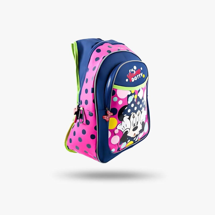 Disney Minnie Mouse Backpack-Kids School Bag Pink Rucksack Gift