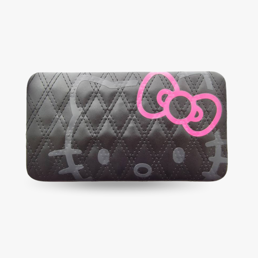 Hello Kitty Black PU Leather Wallet