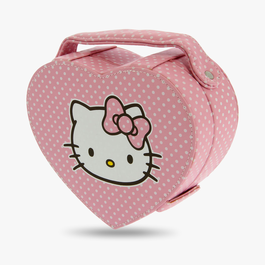 Hello Kitty Heart Jewelry Box with Mirror