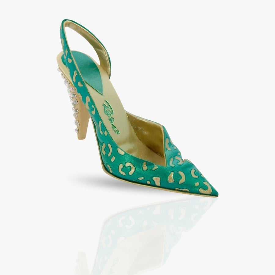 JTRS High Heel Shoe Ornament-Green