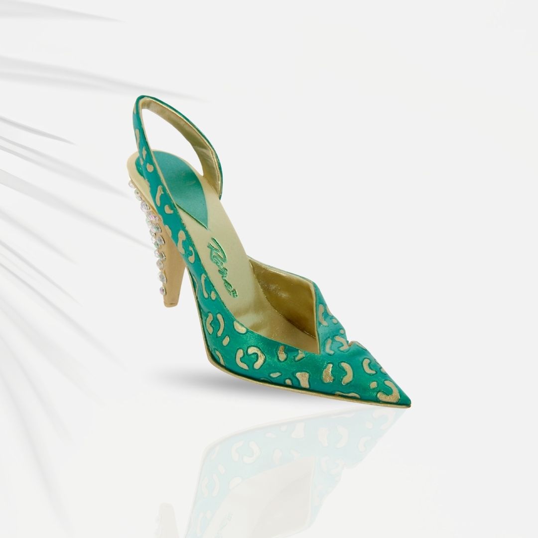 JTRS High Heel Shoe Ornament-Green