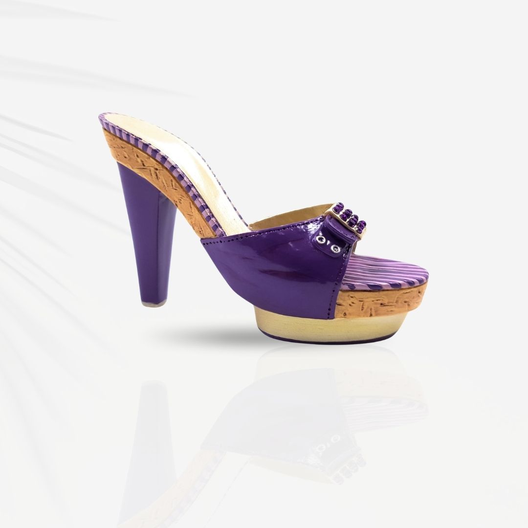 JTRS Purple Platform Heel Figurine