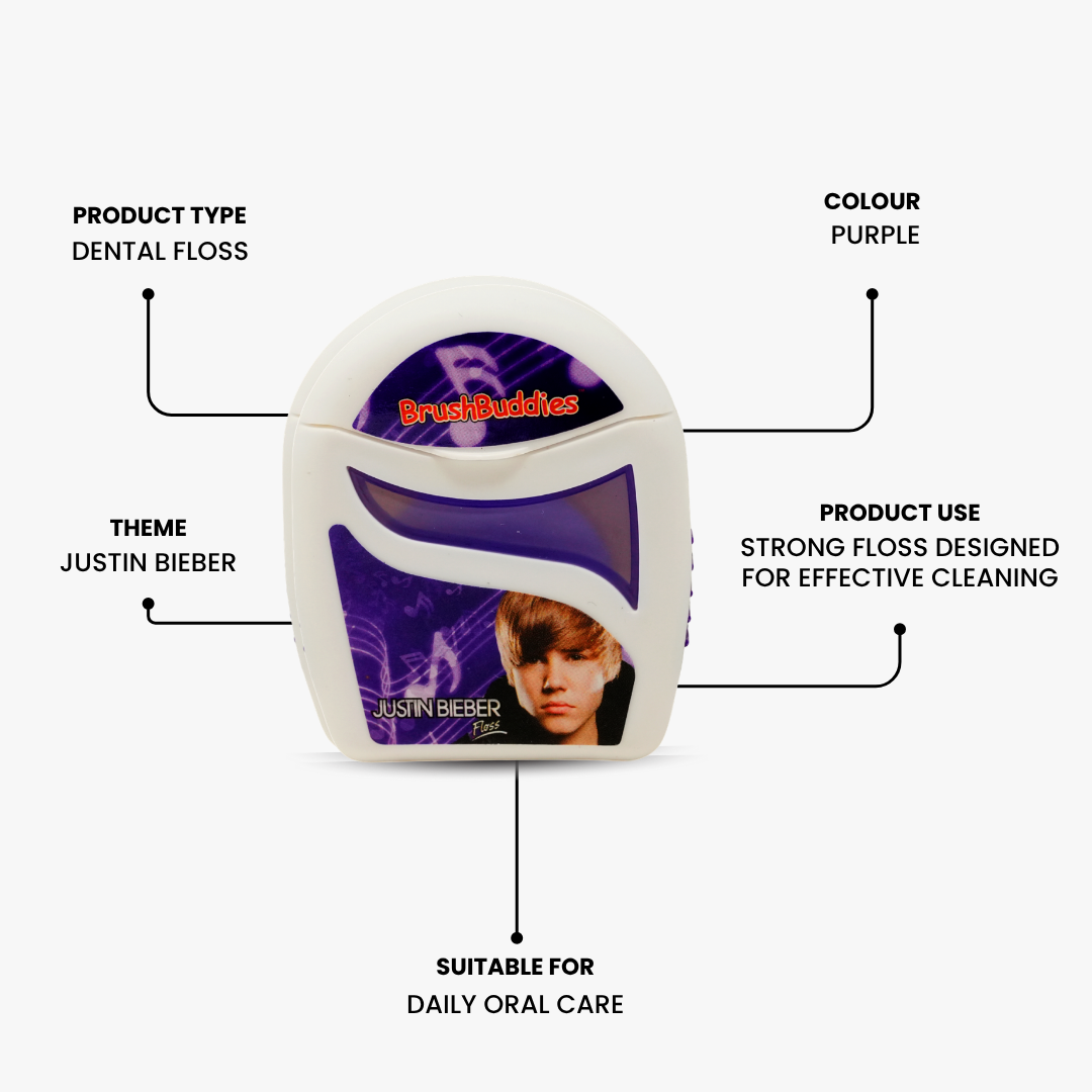 Justin Bieber Mint Dental Floss-55 Yards