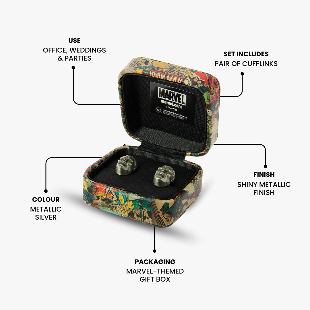 Marvel Hulk Cufflinks Set