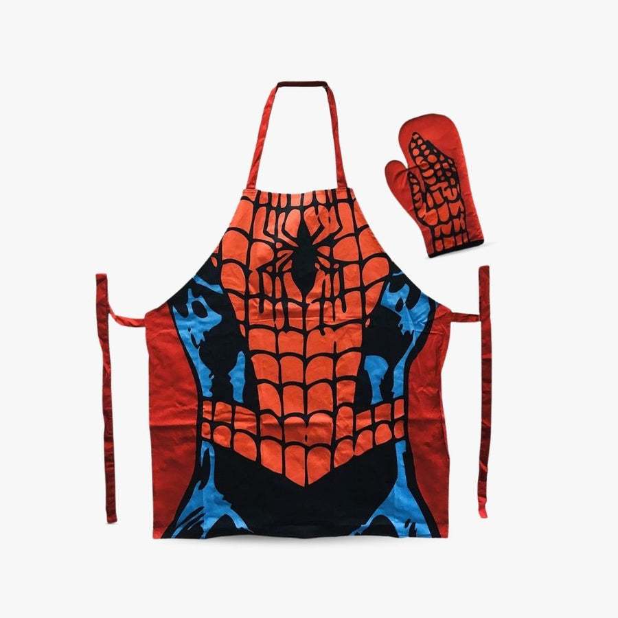 Marvel Spider-Man Apron & Oven Glove Set for Adults