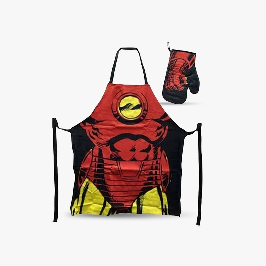 Marvel Iron Man Apron & Oven Glove Set