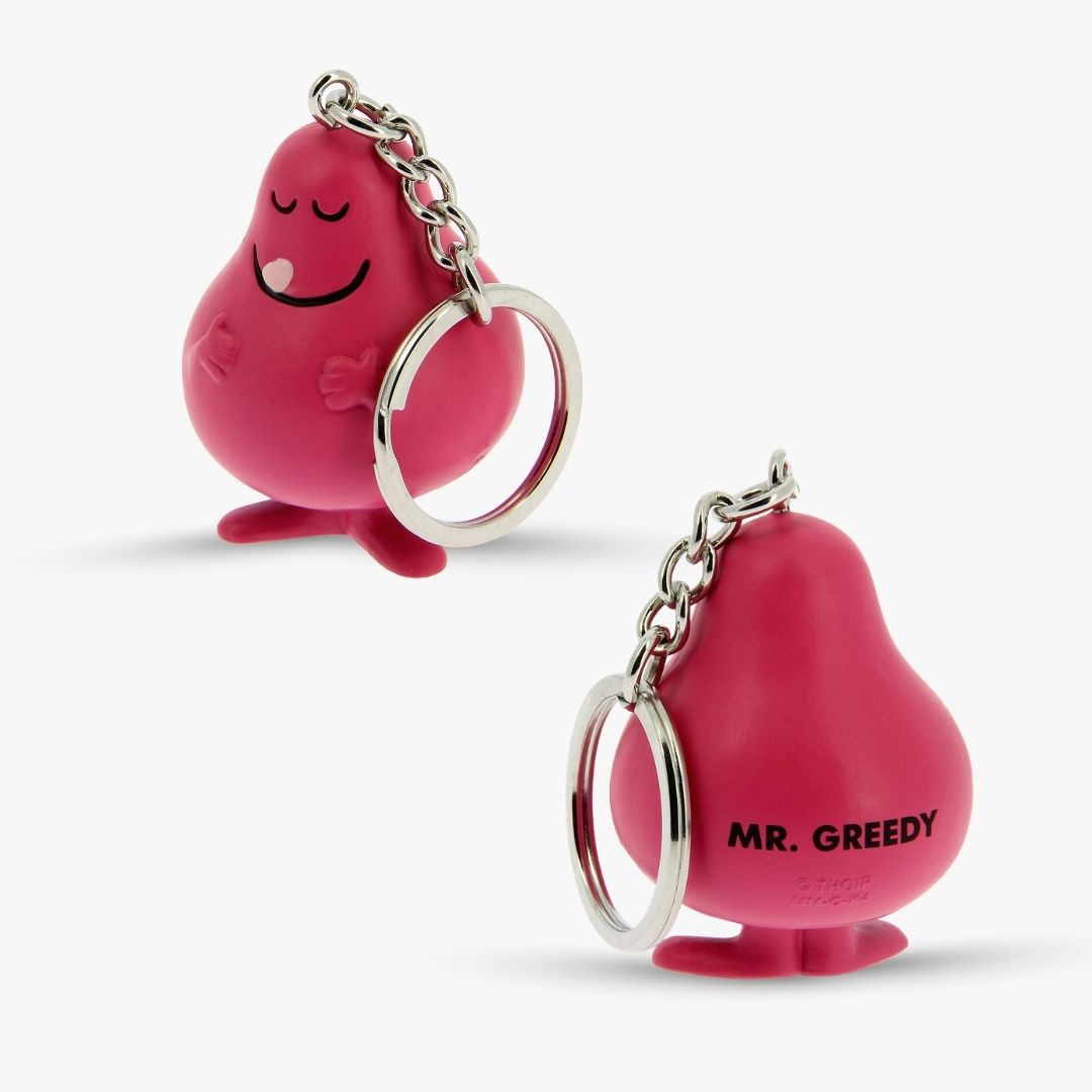Mr. Men Greedy 3D Keyring