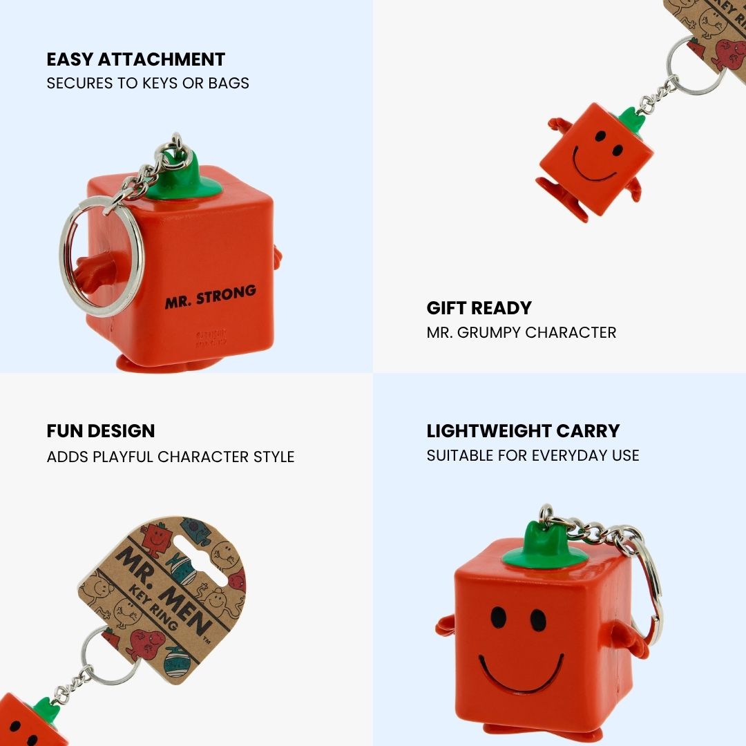 Mr. Men Strong 3D Keyring