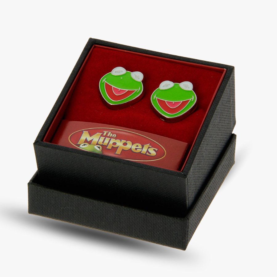 Muppets Kermit Cufflinks-Green
